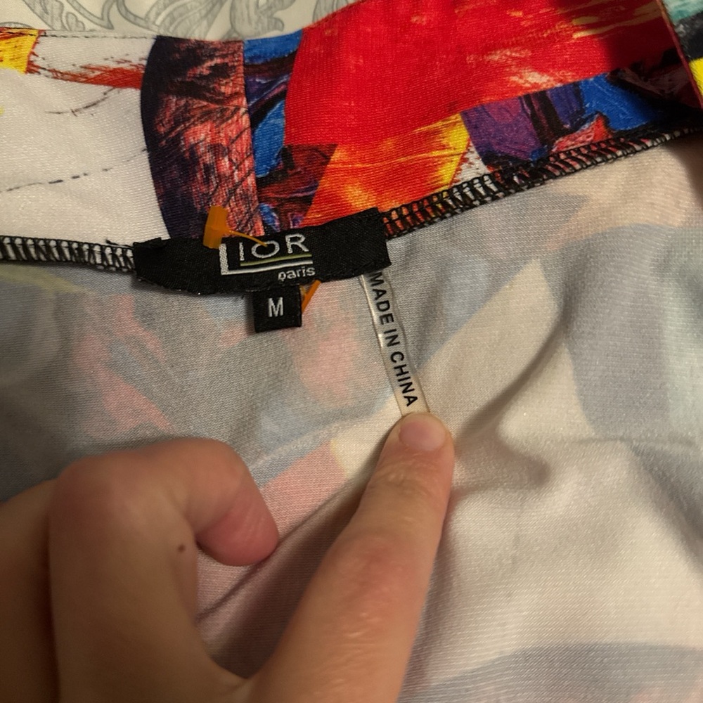 Dior Colorful Abstract Cardigan with Black Accents - Picture 7 of 7